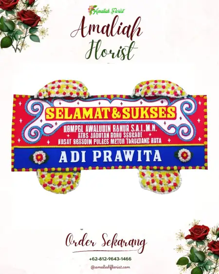 Papan Bunga Ucapan Selamat PINRANG
