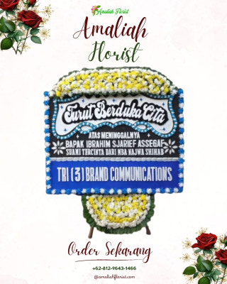 Papan Bunga Duka di PINRANG